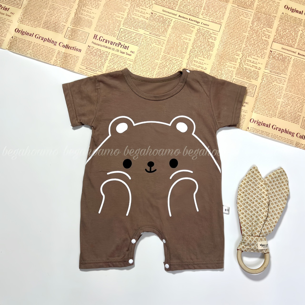 Body cộc cotton - Bé Trai