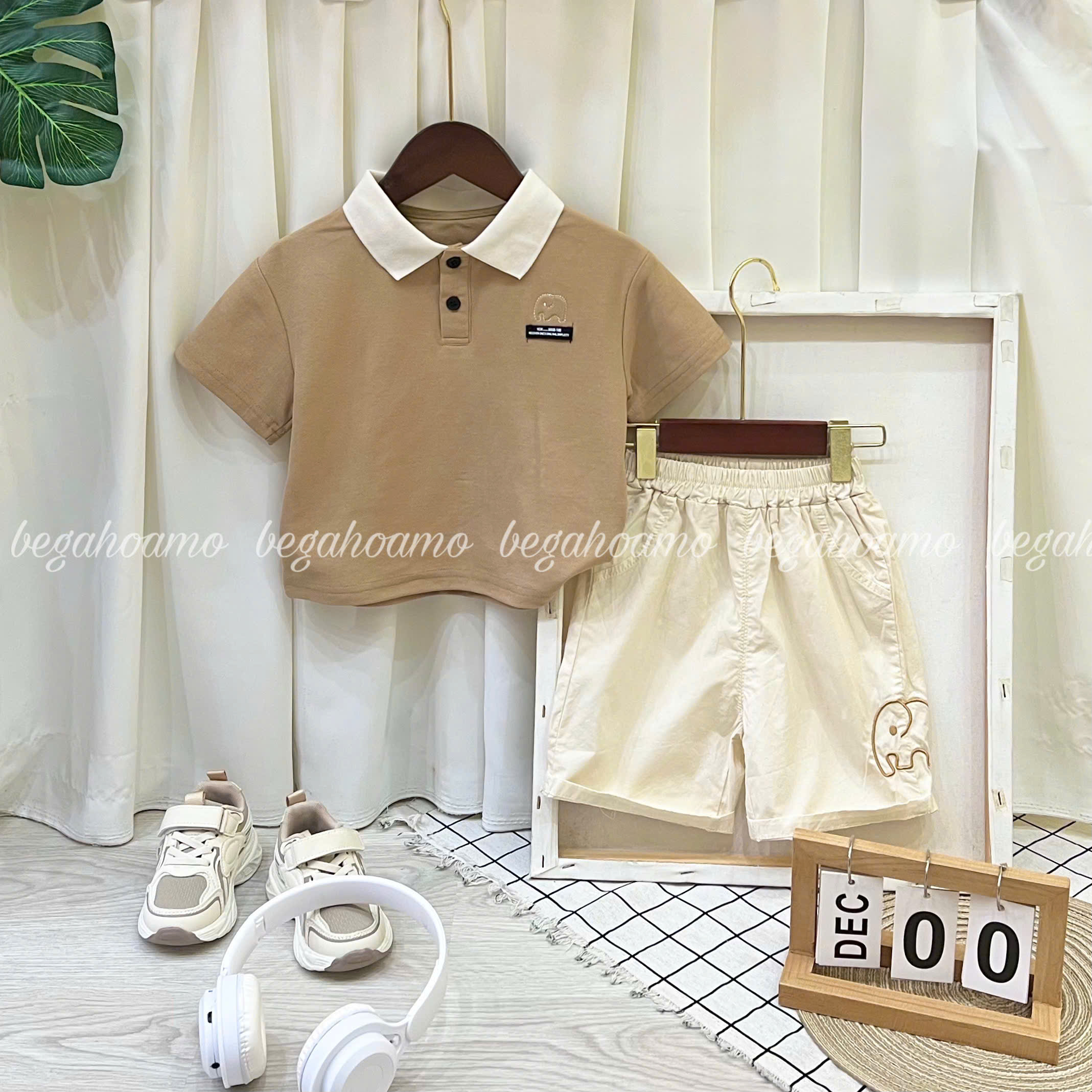 Bộ Polo cộc tay Voi