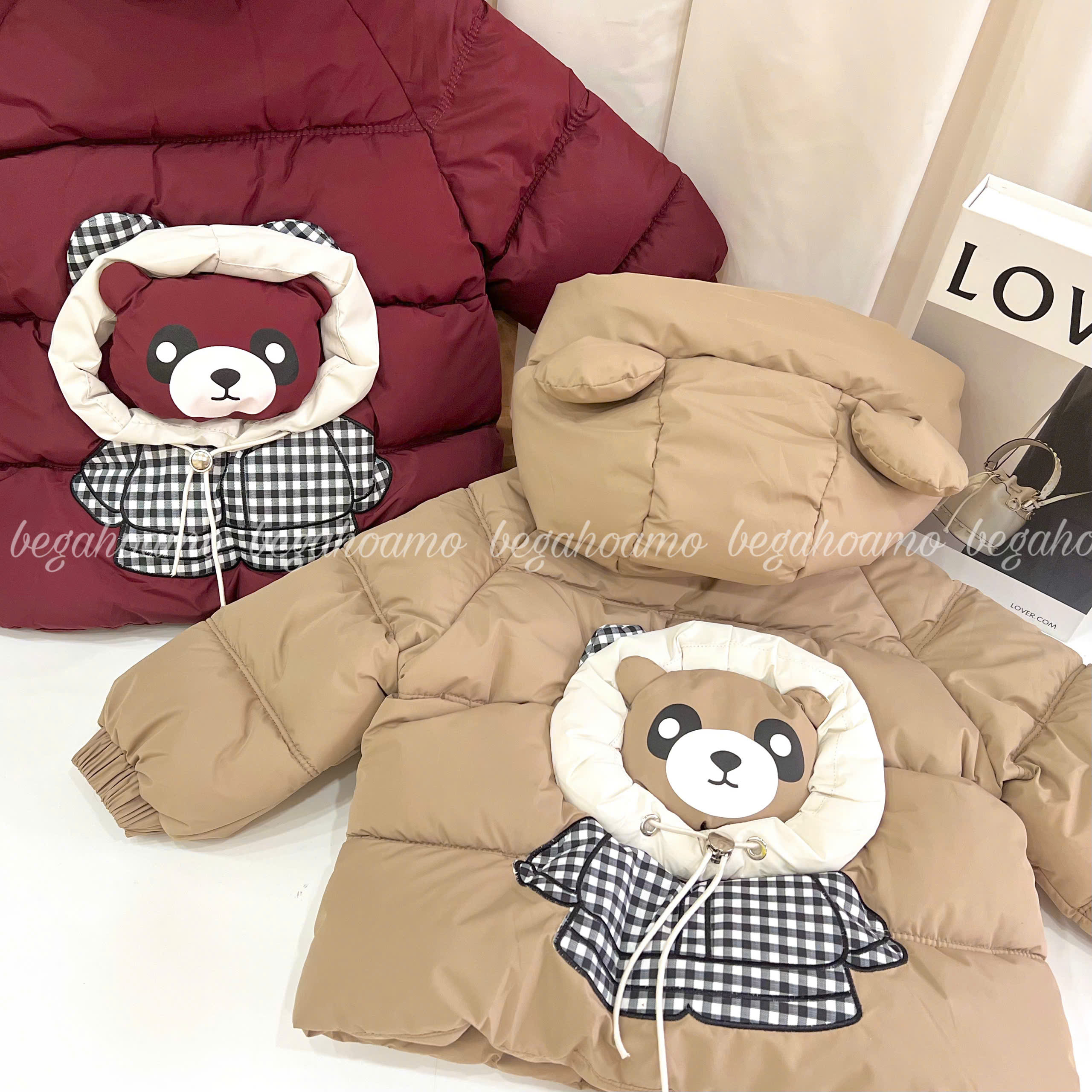 Áo phao gấu Panda siêu nhẹ